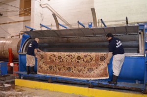 Silk Rug Hand Washing